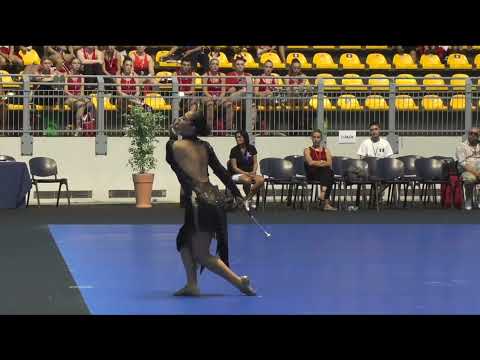 Anaïs Dias (FRA) Junior women World Baton Twirling Champion Turin 2022