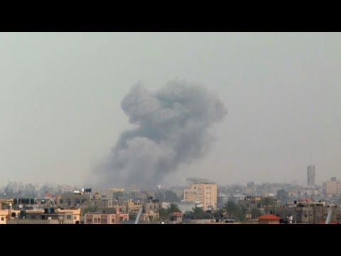 Smoke rises after strikes on Rafah, southern Gaza | AFP