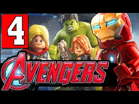 LEGO MARVELS AVENGERS Walkthrough Part 4 LEVEL: RAIL HYDRA Completed