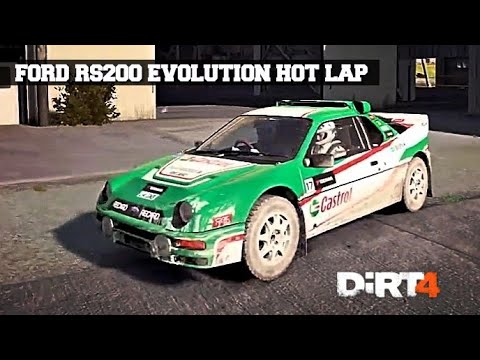 Ford RS200 Evolution Rally Car Test Drive