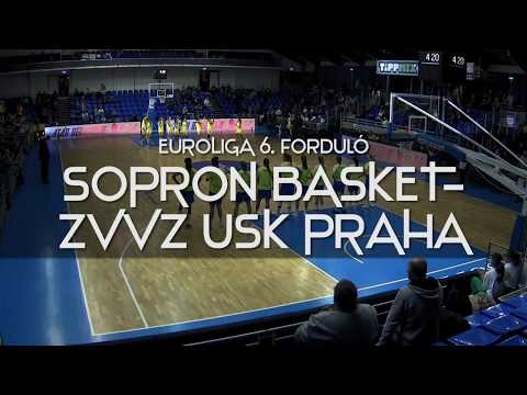 2017.11.29. Sopron Basket - ZVVZ USK Prague, Highlights