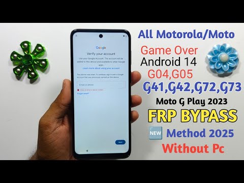 All Motorola/Moto G41/G42/G72/G73 Frp Bypass Android 14 🆕 Method 💯 Done 👍✅ Without Pc 