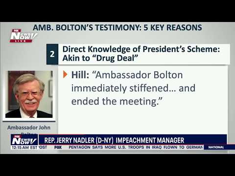 GETTING FEISTY: Bolton subpoena amendment has BOTH sides saying HEATED words