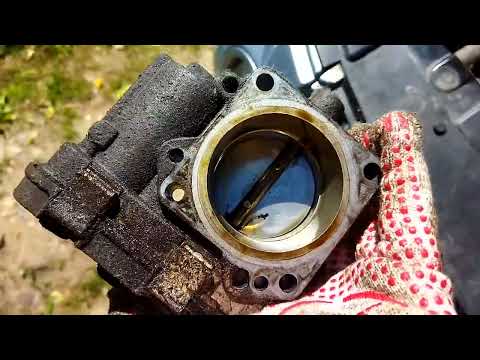 Skoda Yeti. Чистка дроселя и устранение рывков! Пробег: 207200 тыс. км.