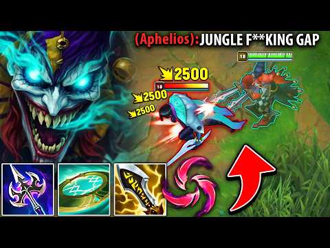 This broken AD Shaco build backstabs your whole health bar (APHELIOS WAS MALDING)
