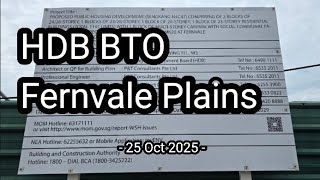 🏗[25 Oct 2025] Fernvale Plains HDB BTO Construction Progress
