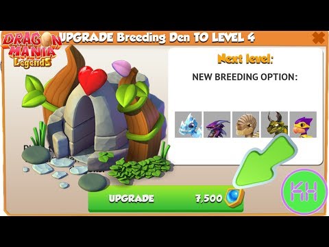 Wow Upgrade Breeding Den to Level 4| Dragon Mania Legends Gameplay Walkthrough Part 102HD (KH GAMES)