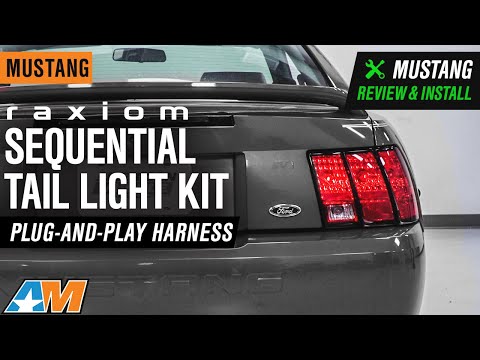 1996-2004 Mustang Raxiom Sequential Tail Light Kit - Plug-and-Play Harness Review & Install