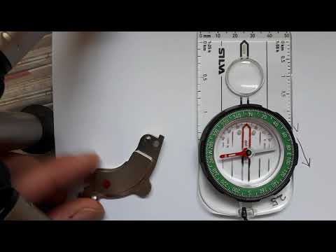 Fixing a compass with reversed polarity