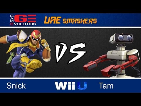 Game Evolution 2015 SSB4: Snick (C. Falcon) vs Tam (ROB) - WR1