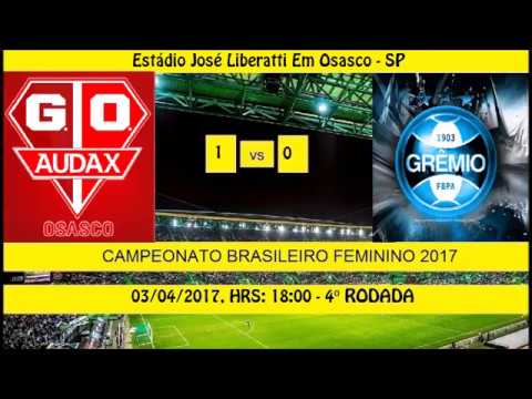 CAMPEONATO BRASILEIRO FEMININO SERIE A1 2017 AUDAX...