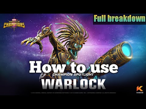 How to use Warlock |Guide| Marvel Contest of Champions
