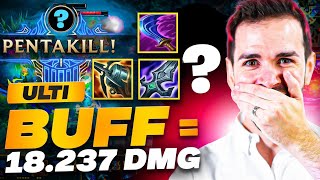 L'ULTI DE CE CHAMPION A ÉTÉ TROP BUFF ET FAIT 18237 DMG AVEC CE STUFF OP (PENTAKILL)