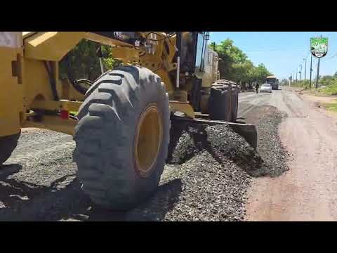 Continúan los trabajos viales en la Calle Wilfrido Insaurralde de la ciudad de Villa Hayes