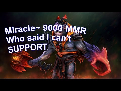 Miracle 9000 MMR plays Roaming Support Lion Dota Patch 7.0