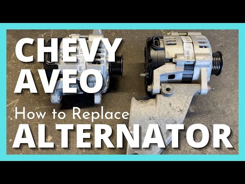 How to replace ALTERNATOR on CHEVY AVEO
