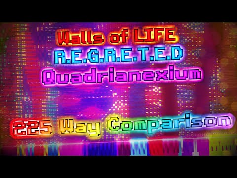 Black MIDI - Walls of LIFE, R.E.G.R.E.T.E.D, Quadrianexium | 225 WAY COMPARISON