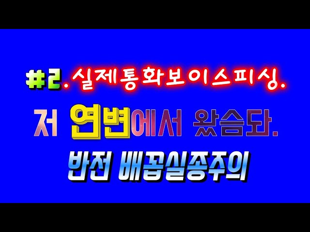 韓国語の보이스のビデオ発音