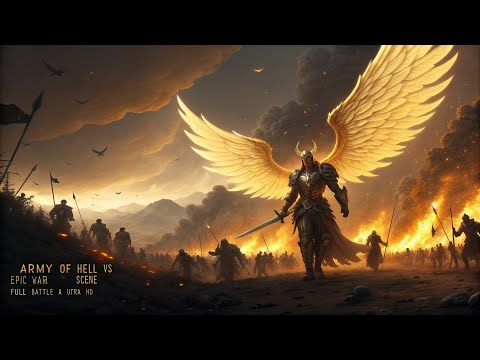 Army Of Hell Vs Army Of Heaven | Epic War Fight Scene | FULL BATTLE 4K ULTRA HD