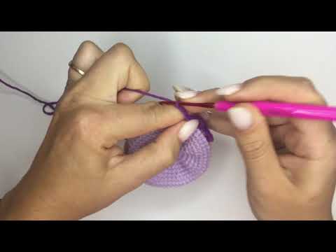Jellyfish crochet pattern, обвязка края для медузы