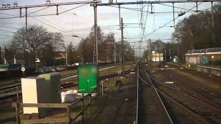 preview picture of video '[cabinerit] A train driver's view: Arnhem - Utrecht CS, 6-Feb-2014'