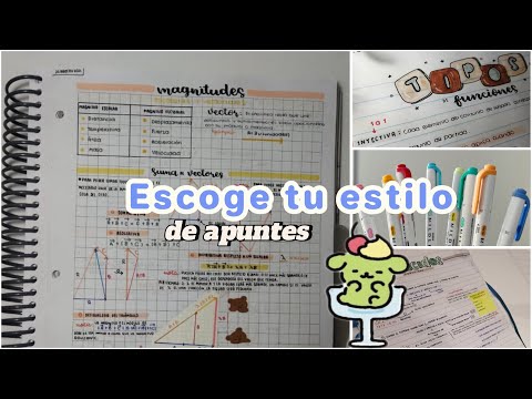 ASI DEBES ESCOGER EL ESTILO DE APUNTES 😍📓 || TIPS + CONSEJOS + EJEMPLO DE APUNTES 