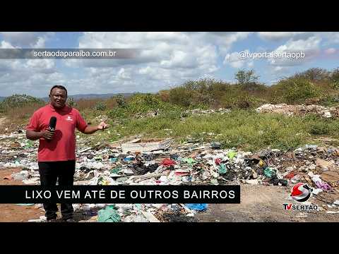 Descarte irregular de lixo transforma área do bairro São Francisco em ponto de crime ambiental em Cajazeiras
