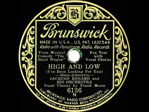 1931 Jacques Renard - High And Low (I’ve Been Looking For You) (Frank Munn, vocal)