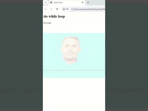 Javascript Tutorial For Beginners Javascript Learn Do While Loop Tag