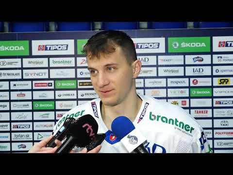 Matej Paločko po zápase so Spišskou Novou Vsou (19. kolo Tipos Extraliga)