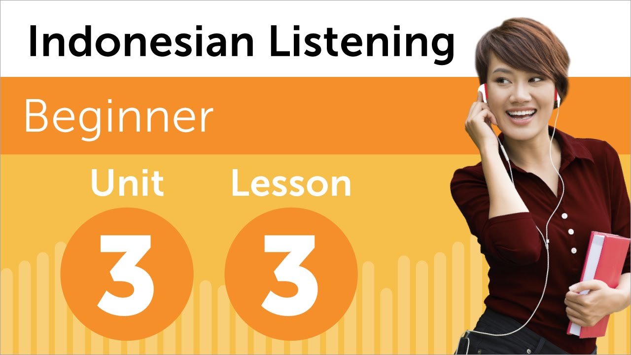 Indonesian Listening Practice - Talking About Medicines in Indonesian