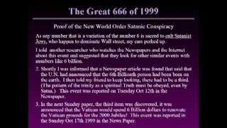 The Great 666 of 1999 Part 1 of 2