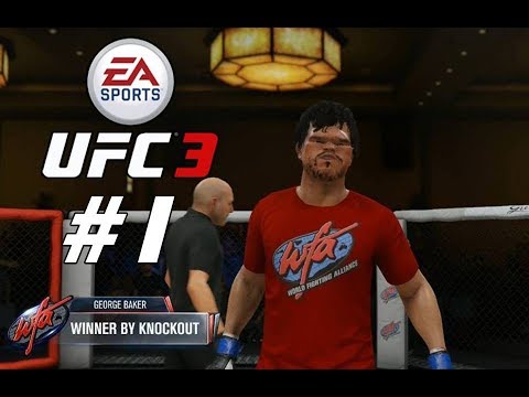 UFC 3 Welterweight Career Mode Walkthrough Part 1 - DEBUT!