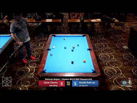 Dave Chavez vs Daniel Beltran - Platinum Singles - 2023 Western BCA 8 Ball Championship