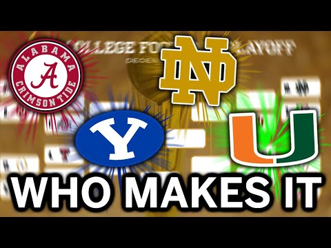 Who Really Should Make The College Football Playoff???