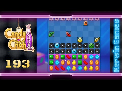 Candy Crush Soda Saga Level 193 - No Boosters (New Version)