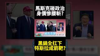 馬斯克跳政治圈 身價砍半成代價！挺川普黑鍋全背 特斯拉成怒氣箭靶?｜#寰宇新聞 #寰宇全視界