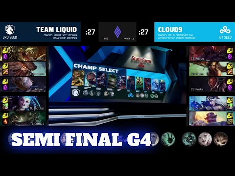 C9 vs TL - Game 4 | Semi Finals LCS 2021 Mid-Season Showdown | Cloud 9 vs Team Liquid G4 full game