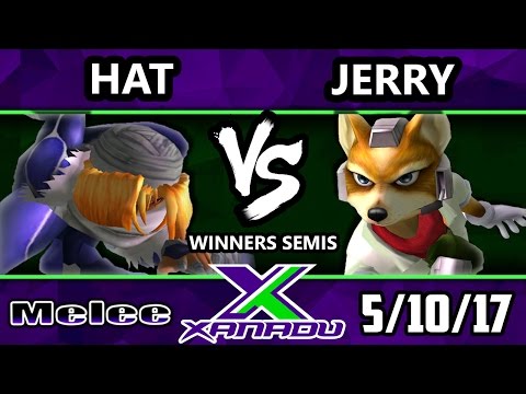 S@X 201 - Jerry (Fox) Vs. Hat (Sheik, Marth) Smash Melee Winners Semis - SSBM