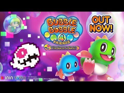 Bubble Bobble 4 Friends: The Baron is Back - Launch Trailer
