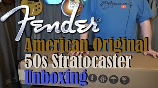 Video thumbnail for Fender American Original 50s Stratocaster Unboxing by One More Guitar