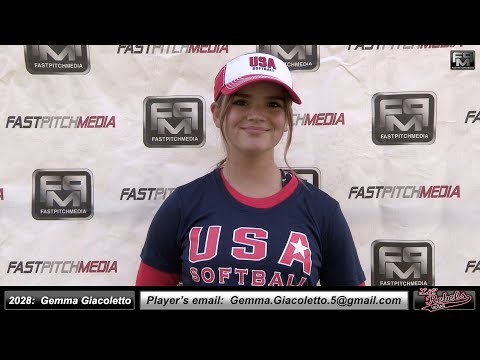2028 Gemma Giacoletto 4.0 GPA - Pitcher Softball Skills Video - Lil Rebels