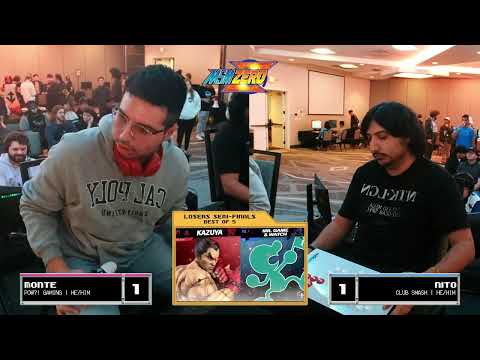 MSMZERO.6 - Nito (Kazuya) Vs. Monte (Mr. Game and Watch) - SSBU - Losers Semis