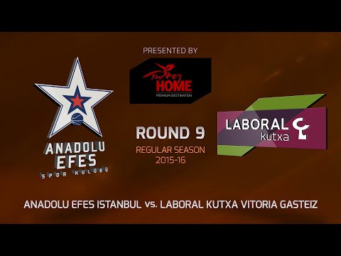 Highlights: RS Round 9, Anadolu Efes Istanbul 95-86 Laboral Kutxa Vitoria Gasteiz