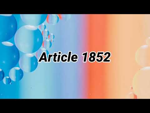 Limited partnership (Article 1850-1852)