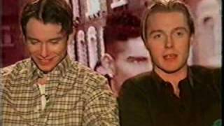 Boyzone - Ronan Keating and Stephen Gately chart show interview