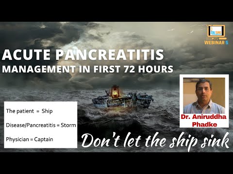 Medical management of acute pancreatitis - initial management of acute pancreatitis