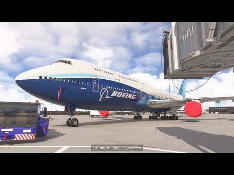 Beginners guide to operating and flying the Asobo Boeing 747 8 "Jumbo Jet" in Flight Simulator 2024