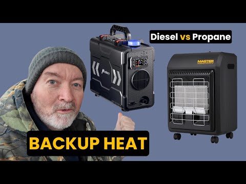 Real Affordable Backup Heat in a Winter Storm — Diesel vs Propane