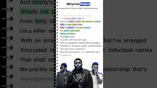 No one has style like Pharoahe Monch. "Rapid Eye Movement" Rhymes Highlighted